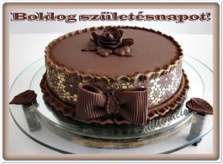 Születésnap torta