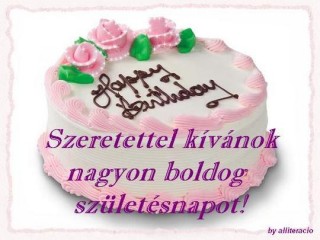 Születésnap torta