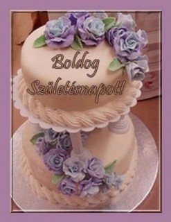 Születésnap torta